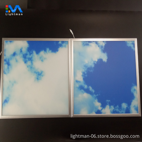 48W 600x600 LED Blue Sky Panel Ceiling Light